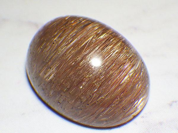 コッパールチルクォーツ（約16.14×12.29×7.52mm）1枚目の画像